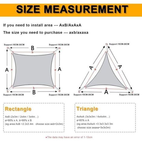 Voile d'ombrage Triangulaire 3x3x4,3m Toile Ombrage HDPE Respirant UV Protection pour Terrasse Jardin Extérieur Gris foncé (1/4)