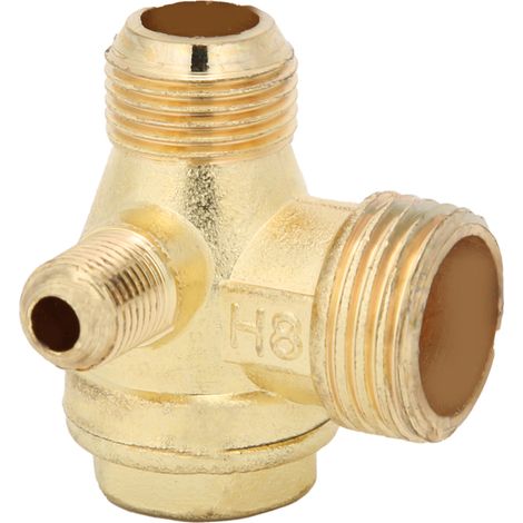 5 Pièces Valve Anti-Retour pour Compresseur 1/2x3/8x10 Biseauté Alliage Zinc Accessoires Pompe à Air (1/5)