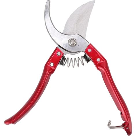 Goat Hoof Clippers, Versatile Stainless Steel Goat Clog Scissors with Ergonomic Non-Slip Handle, Nail Clippers for Sheep, Alpaca, Pig and (Red) (1/5)