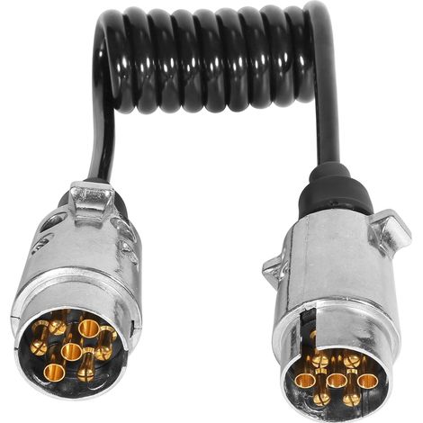 Rallonge Remorque 7broches 1.1meters 12v Câbles d'Extension pour Éclairage de Remorque (1/5)