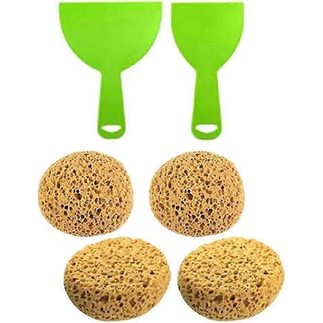 Struktur-Schwamm, Struktur-Reparaturschwamm, halbkugelförmiges Design, für Trockenbauwände und Decken zur Ausbesserung von Oberflächenstrukturen-4 Texture Sponges (1/5)