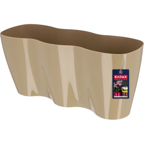 Housse de pot de fleurs, design élégant, optimisée pour les orchidées, Kaki Foncé (1/2)
