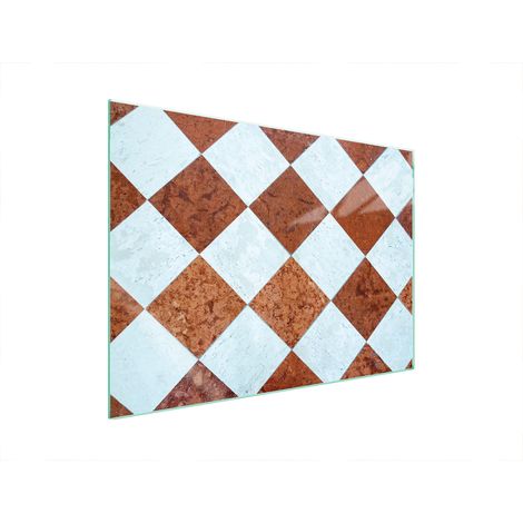 Plaque de protection en verre pour poêle mosaïque 70x52 (1/5)