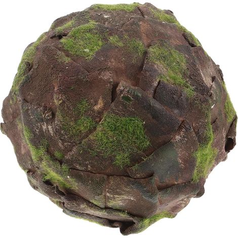 Boules de Mousse Artificielle Décoratives Grandes Sphères de Mousse pour Décoration Intérieure et Extérieure Résistantes à la Lumière pour Jardin Fêtes et Aménagement (1/5)
