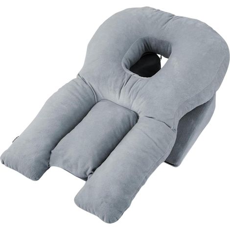 Oreiller Visage pour Sommeil Coussin de Doux Cousin Massage Position Face le Bas pour la maison, lit, , fauteuil inclinable, position assise, allongé, détente, repos (1/5)