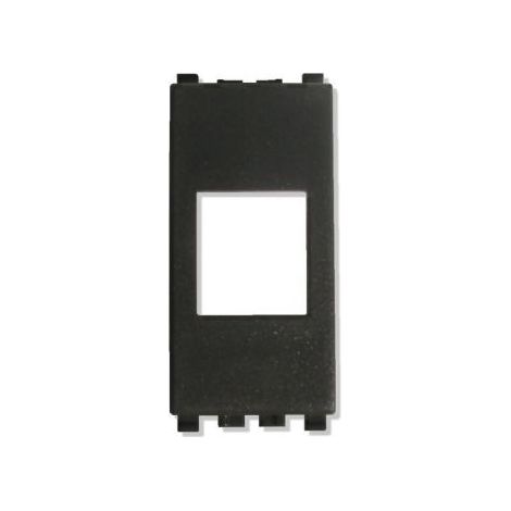 Cover Keystone per Frutti RJ45 Compatibile Vimar Eikon Nero