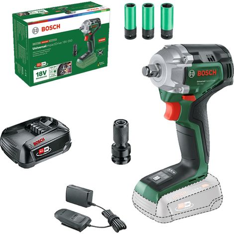 Bosch 0603980305 18v 1/2"" Impact Wrench UniversalImpactDrive + 1.5AH Battery (1/5)