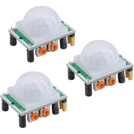 APEX 3pcs HC-SR501 PIR Infrared Sensor Human Body Infrared Motion Module for Arduino Raspberry Pi (1/5)