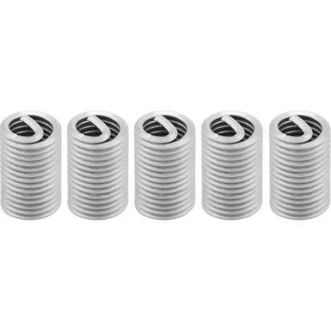 50 Stück Gewindeeinsätze aus Edelstahl SS304, spiralförmig, M6 x 1,0 x 3D Länge (1/5)