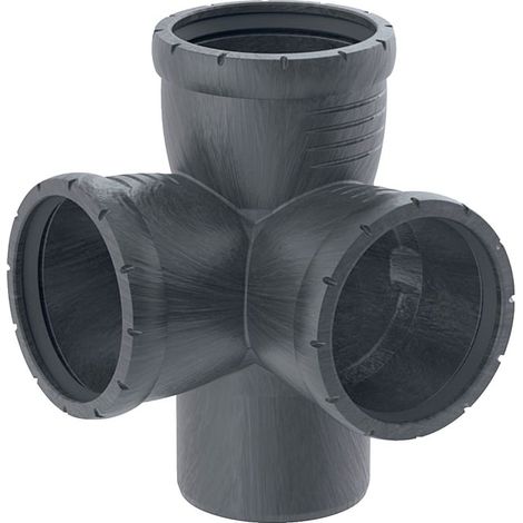 Geberit Silent-Pro Eckabzweig 87,5 Grad d 110mm, d1 110mm, d2 110mm (1/5)