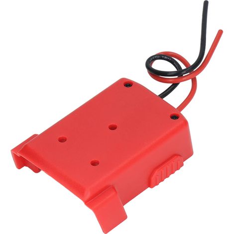 Adaptateur secteur pour batterie au lithium avec connecteur d'alimentation et faisceau de câbles 12AWG. (1/5)