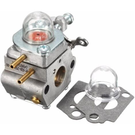 Carburateur avec amorçage Ampoule Bouchon entretoise Remplacement pour Walbro WT-973 WT-1116 Remplacement pour Troy-Bilt TB21EC TB22EC TB32EC TB80EC Y25 Y128 YM71SS RM2520 Coupe-bordures (1/4)