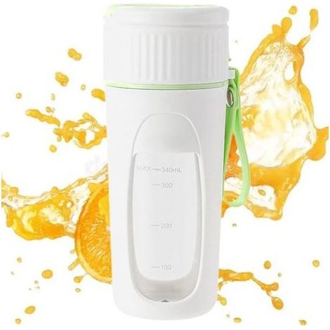 Mixeur Portable, Blender Smoothie de 500 ML, Mini Mixeur, USB Mixeur Jus de Fruit, Machine a Smoothie Avec 8 Lames en Acier Inoxydable, Petit Appareil à Smoothie pour Les Voyages, à Domicile (1/4)