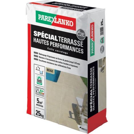 Adhesivo especial de alto rendimiento para terrazas PAREXLANKO - 25 kg - 03254