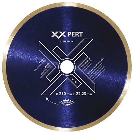 Disque à tronçonner diamanté Cedima 50006865 230x25 4 mm