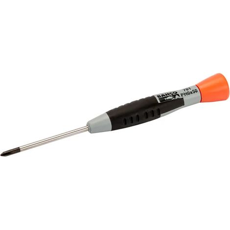 Cacciavite di precisione Bahco ph0x200mm punta cromata cappuccio rotante