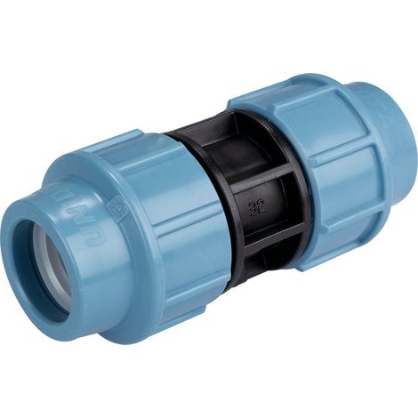 Manchon réparateur égal pour tuyau polyéthylène 32mm (1/3)