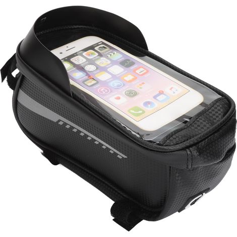 Sacoche de porte-bagages avant de vélo étanche, résistante et suffisamment spacieuse pour Galaxy S8, S7 et Note 7. (1/5)