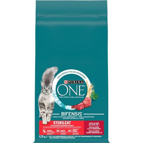 PURINA ONE Sterilcat Carne de Res 9.75 kg (1/5)