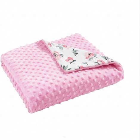 Coperta in minky 75x100 (rosa + pollice) (1/3)