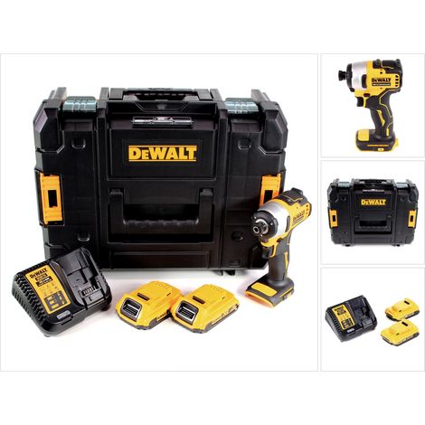 DeWalt DCF809D2T Schlagbohrmaschine schwarz und gelb leistungsstark