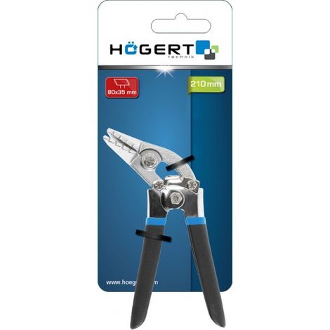 Pince à plier les tôles Hogert HT1P392 210 mm