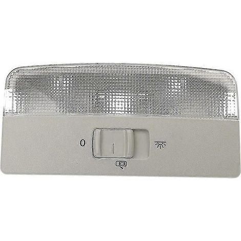 Plafonnier intérieur gris pour liseuse, compatible avec les modèles 9N 6R T5 (2002-2015), Caddy (2002-2005) et Fabia (2004-2015). (1/5)