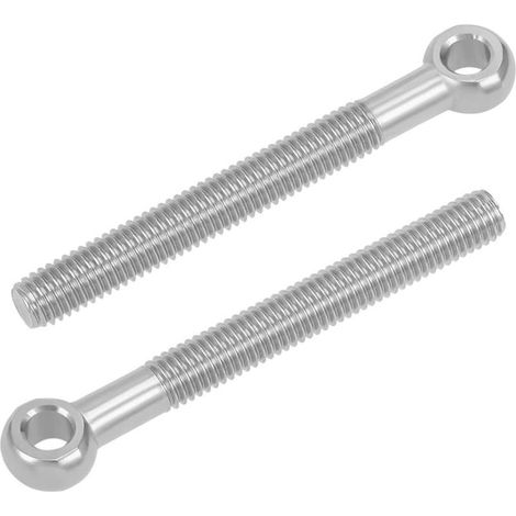 2Pcs M8 x 70mm 304 en acier inoxydable Boulon à œil de levage d'épaule de machine (1/5)