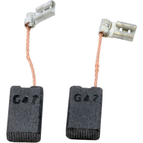 Balais de charbon pour Spit Marteau 335 – Dimensions 5x10x17mm – Avec arrêt automatique et connecteur – Remplace les pièces 1.607.000.495