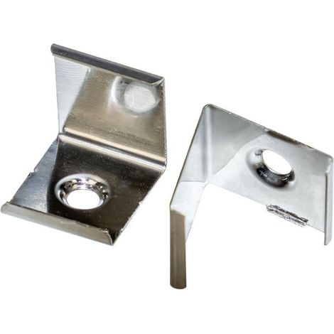 1 Paar Montageclips Halter für LED Eck-Profil 15x15mm (1693,4593)