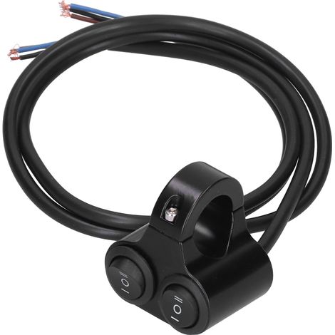 Motorrad-Scheinwerferschalter, Lenkerhalterung, Ein/Aus-Taste, 2-in-1, universell für 12V ATV/UTV (1/5)