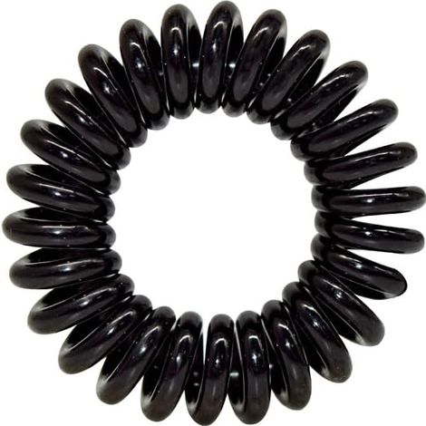 Élastique à cheveux transparent couleur candy, lot de cercles à cheveux en fil téléphone, bande en cuir extensible, cordon simple, accessoires capillaires petite et grande taille (1/2)