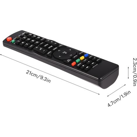 Télécommande universelle noire pour téléviseurs LG (AKB72915207) et autres modèles compatibles (1/5)