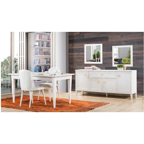 Comedor completo INDIGO blanco