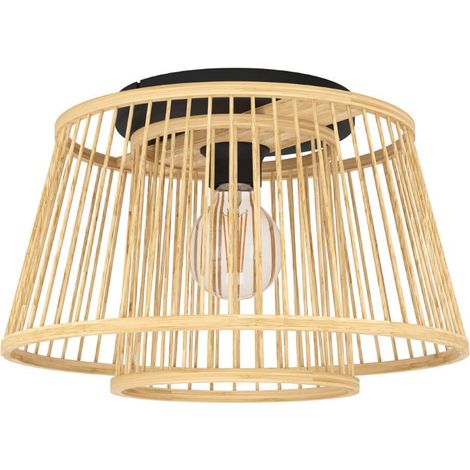 Plafonnier en bois Hykeham Ø 38 cm - 43851