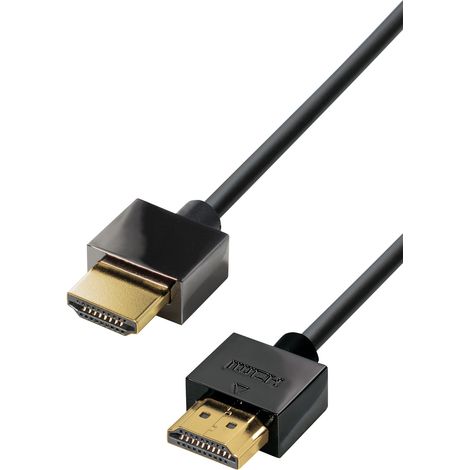 Cavo hdmi™ ad alta velocità con ethernet hdmi-plug 19 pin - hdmi-plug 19 pin, 4k uhd, alloggiamento extra piccolo, 1,0 m (1/4)