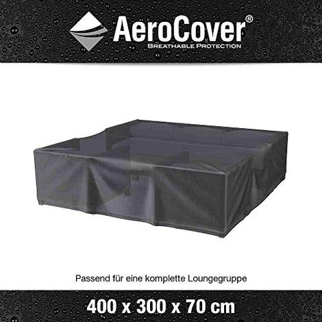 Telo di copertura rettangolare per set di mobili 7936 AeroCover grigio, 300x400x70 mm, marca Homms. (1/4)