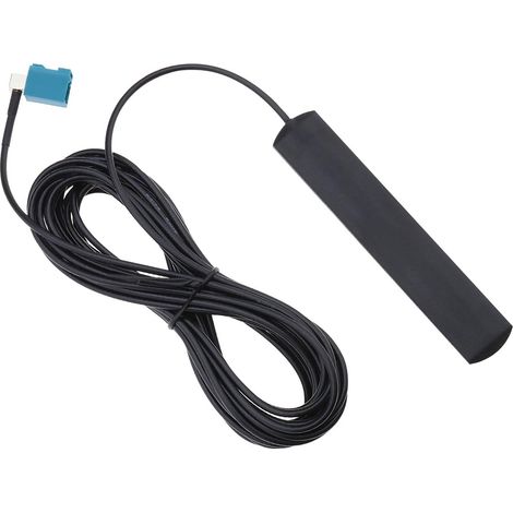 FM/DAB Car Radio Antenna - Fakra Z Adapter - 5m - Adhesive Mount for HD Car Radio - Stereo Radio - Head Unit - Multimedia CD Player (1/5)