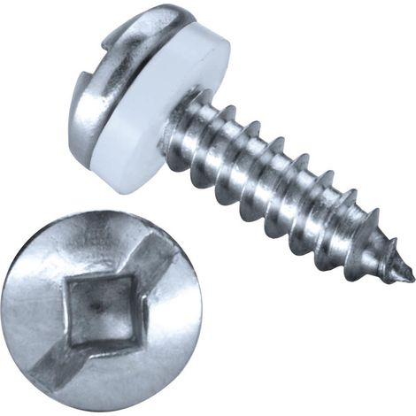 GOEBEL - 1000 x Vis à Tôle-Tête Cylindrique Bombée 4,2 x 13 mm Acier Acier zingué GOEBEL GL - PA (Polyamide) Disque - 1726142130 (1/5)