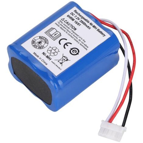 Batterie rechargeable NiMH 7,2 V 2,5 Ah pour iRobot Roomba Braava 380/380T, haute capacité 2500 mAh (1/5)
