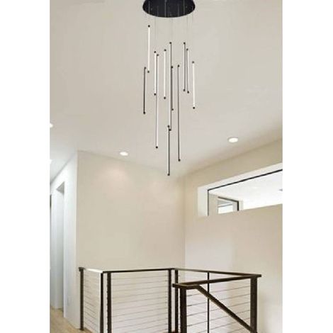Trade Shop - AUSGABEN 105 W MODERN LED PENDENTEN NERO LUCE 4000K 6500K 3000K LP-45N -