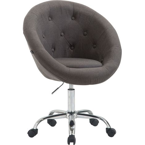 Arbeitshocker London V2 Stoff dunkelgrau
