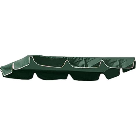 Toldo de repuesto, impermeable, para columpios, resistente a los rayos UV, a prueba de lluvia, toldo exterior resistente, ideal para porches, patios y columpios de jardín, 64,57 x 44,88 x 5,91 pulgada (1/5)
