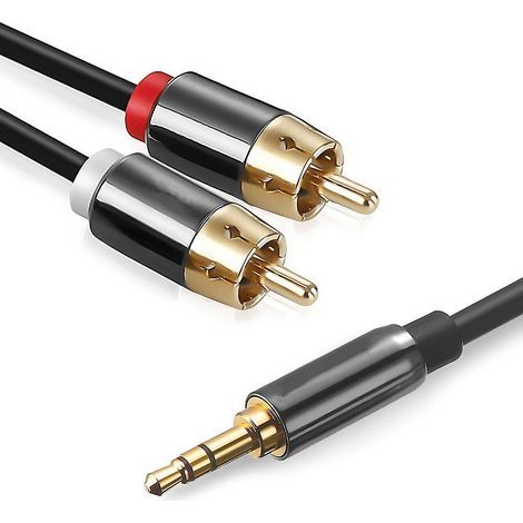cble Audio 3,5 2rca, Amplificateur Audio Pour Tlphone Portable, Cble D'entre Et De Sortie Audio, Cble Audio 3,5 2rca (1/4)