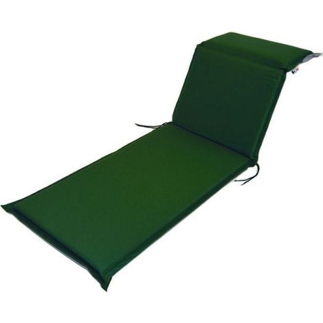 CUSCINO ZIPPO VERDE SCHIENALE ALTO 115x48xH6 cm