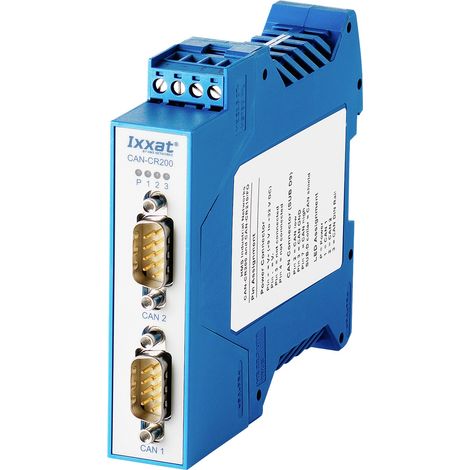Ixxat 1.01.0067.44010 CAN-CR200 CAN Repeater CAN Bus 24 V/DC 1 St.