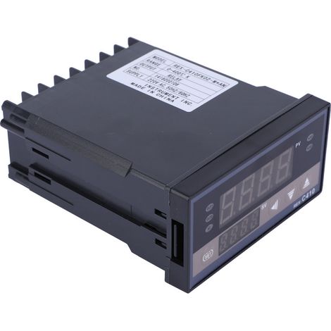 REX C410 Einstellbarer Relais-Steuerausgang Digitaler Temperaturregler Thermostat AC220V (1/5)