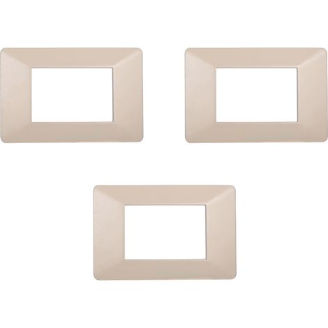 gloca Placche Plastica Compatibili Plana (3 Pezzi Sabbia, 3 Posti) (1/4)
