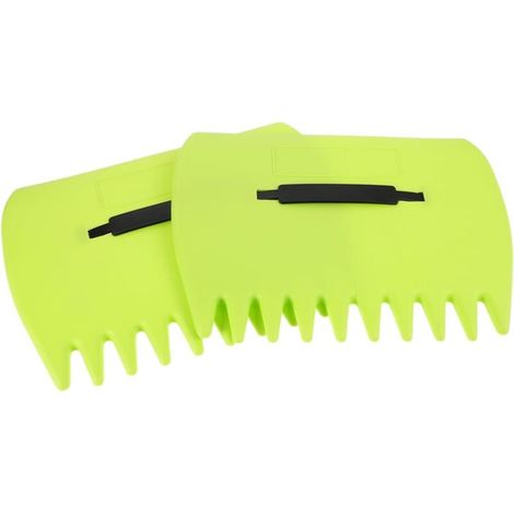 Ergonomischer Gartenrechen zum Sammeln. Robustes Werkzeug mit komfortablem Griff für die Rasen- und Gartenpflege. Reduziert die Ermüdung der Hand.