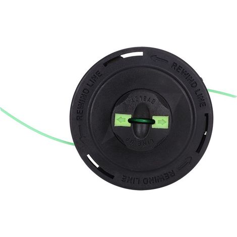 Tête de débroussailleuse, pièces détachées pour tondeuse à gazon, accessoires de jardinage, en plastique noir robuste (1/5)